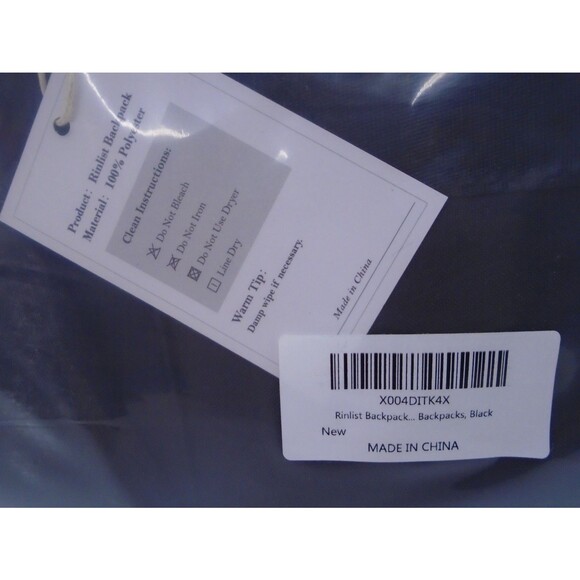 Rinlist Large Backpack for Men Women, Travel Backpack Flight-approved Black - Picture 7 of 10